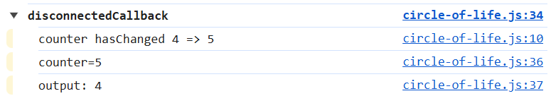 disconnectedCallback